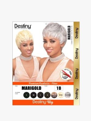Marigold Destiny Premium Realistic Fiber Full Wig - Beauty Elements