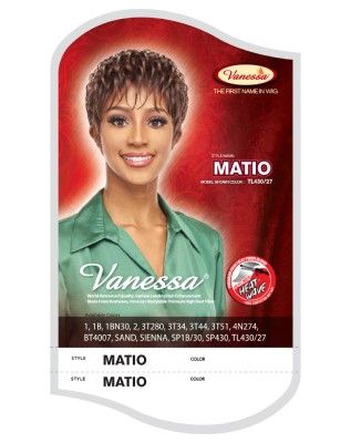 Matio Synthetic Hair Full by Fashion Wigs - Vanessa