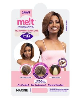 Maxine By Janet Collection HD Melt Extended Part Lace Front Wig