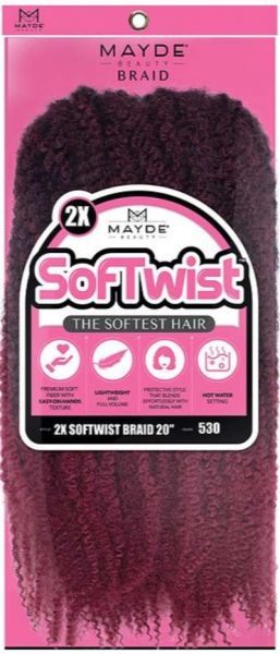 2X Softwist Braid 20 Inch by Mayde Beauty Braiding Hair