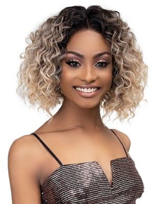 wet wavy synthetic wig