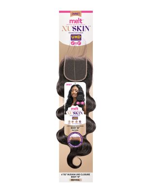 Melt Nuskin UHD 4x5 Body Invisible Lace Closure Janet Collection