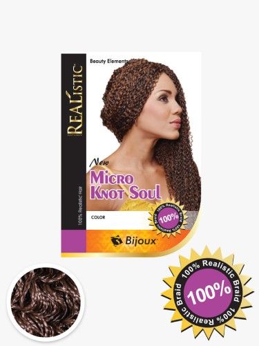 New Micro Knot Soul 100% Realistic Beauty Element  Braid - Bijoux