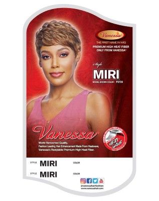 Miri Fashion Wig Synthetic Hair Full Wig Vanessa