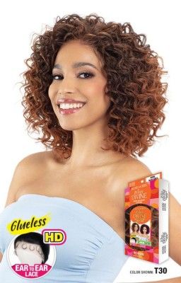 Miss Divine Amal HD Lace Front Wig Model Model