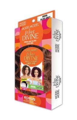 Miss Divine Amal HD Lace Front Wig Model Model