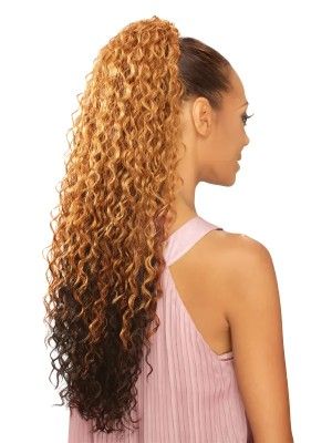 Miss Hollywood Wave Synthetic Drawstring Ponytail Zury Hollywood