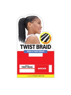 Miss K Twist Braid Synthetic Drawstring Ponytail Zury Hollywood