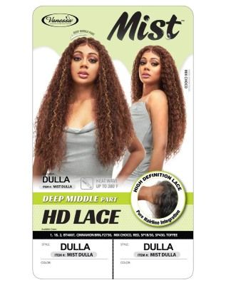 Mist Dulla Transparent HD Lace Front Wig Vanessa