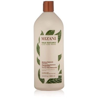 Mizani True Textures Moisture Replenish Shampoo 33.8 oz, Mizani, true textures, moisture, replenishment, shinier, restored, softer, curly hairs, best price, flat shipping, hair care, onebeautyworld,