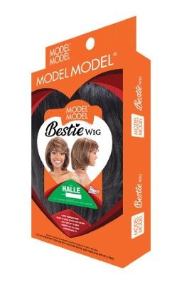 Halle Synthetic Hair Bestie Full Wig Model Model