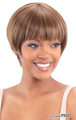 Tisha Synthetic Hair Bestie Full Wig Model Model