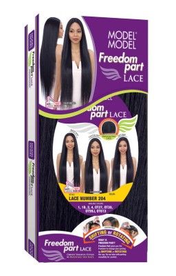 NUMBER 204 Synthetic Freedom Lace Part Wig Model Model