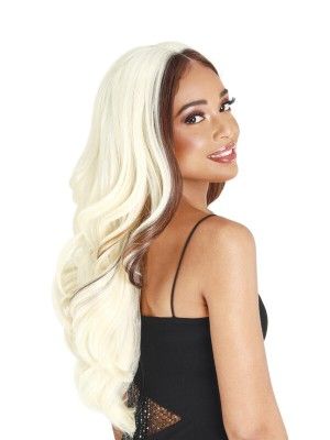 Mory Human Hair Blend Natural Mix Glueless Lace Front Wig Zury Sis