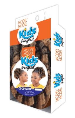 Coco Curl Kids Ponytail Model Model