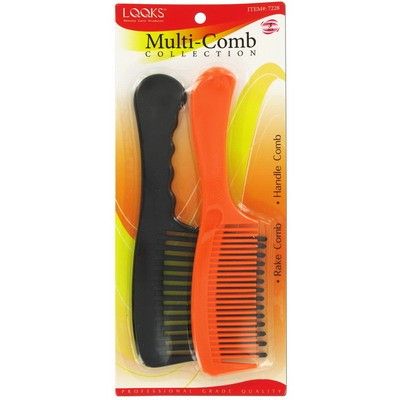LQQKS- Multi-Comb- Rake Comb+ Handle Comb