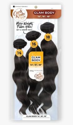 Multi Glam Body Curls Kinks N Co Hair Bundle Sensationnel