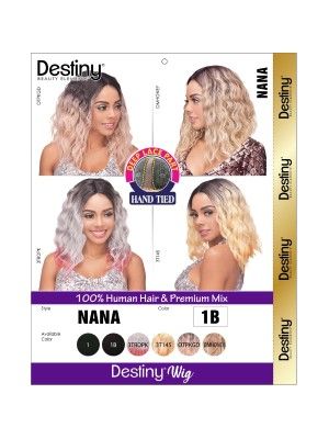 Nana Destiny 100 Human Hair HD Lace Front Wig Beauty Elements