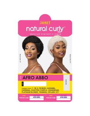Natural AFRO ABBO Premium Synthetic Full Wig Janet Collection