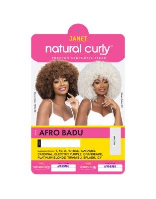 Natural AFRO BADU Premium Synthetic Full Wig Janet Collection
