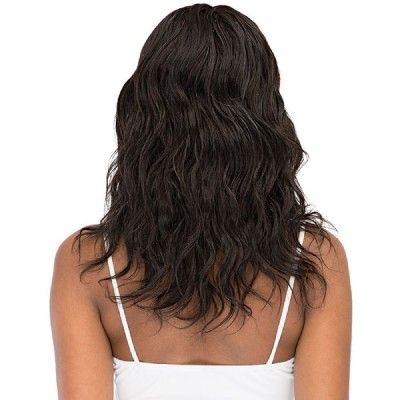 4X4 Free Part Natural 100 Natural Virgin Remy Human Hair Lace Front Wig By Janet Collection