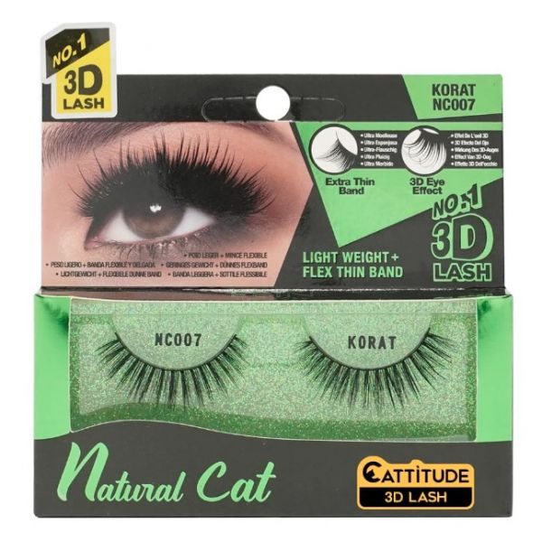 NC007 Korat Natural Cat Eye 3D Lash Ebin New York