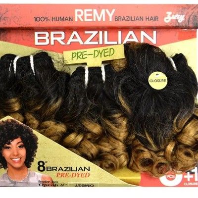 Brazilian Oprah 8 3 Pcs Closure Remy Human Hair Weave Zury Hollywood