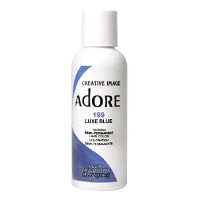 Adore Semi-Permanent Hair-color 199 Luxe blue, 4 oz