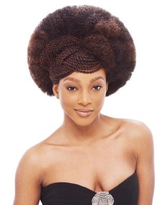 Noir 2x Afro Kinky Bulk 24 Inch Crochet Braid By Janet Collection