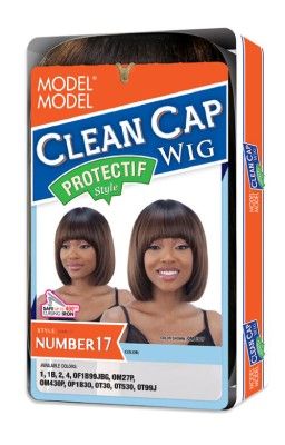 Number 17 Clean Cap Full Wig - Model Model