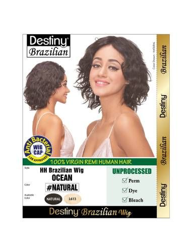 Ocean Destiny Virgin Remi HH Brazilian Full Wig - Beauty Elements