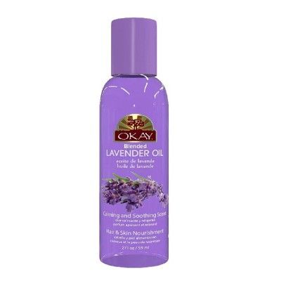 OKAY |Blended Lavender Oil | For Hair and Skin, 2 oz, Lavender Blended Oil For Hair, Scalp, & Skin, Okay Lavender Oil For Hair & Skin, Lavender Oil for Hair, OneBeautyWorld.Com, 