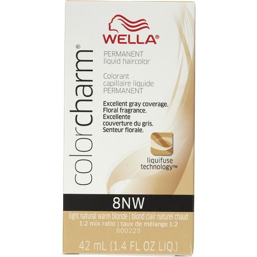 WELLA COLOR CHARM 8NW light Natural WARM BLONDE, Wella Color Charm Liquid Hair color  8NW light Natural WARM BLONDE, 1.4 oz, Wella COLOR CHARM Liquid Hair color  8NW light Natural WARM BLONDE, 1.4 oz, Wella Color Charm, wella liquid hair color, wella perm