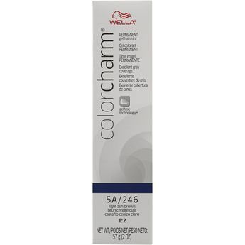Wella Color Charm Gel Permanent Hair Color 5A/246 Light Ash Brown