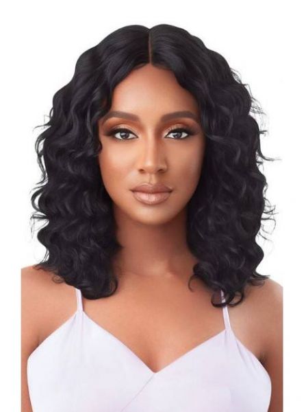 HH-Oriana-Wet and Wavy Purple Label 100% Unprocessed Human Hair Full Cap Wig  - Outre