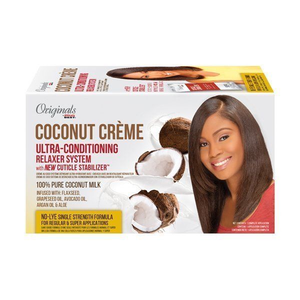 COCONUT CREME ULTRA CONDITIONING RELAXER SYSTEM WITH NEW CUTICLE STABILIZER