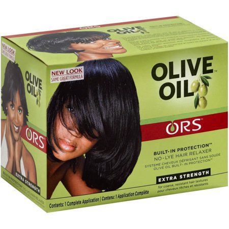 ORS Olive Oil No Lye Hair Extra Strength Relaxer Full Application