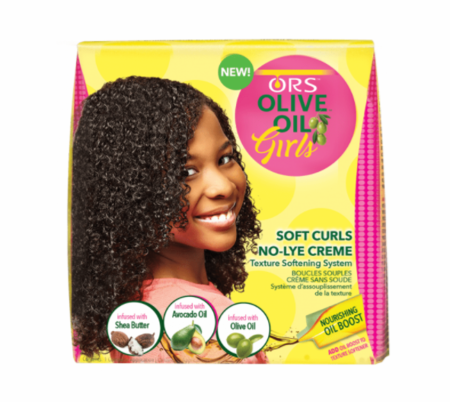 ORS Olive Oil Girls Soft Curls No Lye Creme Texture Softening System, ORS Olive Oil Girls Soft Curls No Lye Creme Texture Softening System, Ors olive oil curl stretching texturizer kit, ors relaxer, onebeautyworld.com,