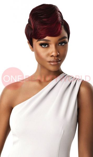 ANYA Outre Human Hair Lace Front Wig Premium Duby Diamond 