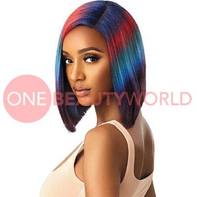 Kiely Outre Color Bomb Swiss Lace Front Wig