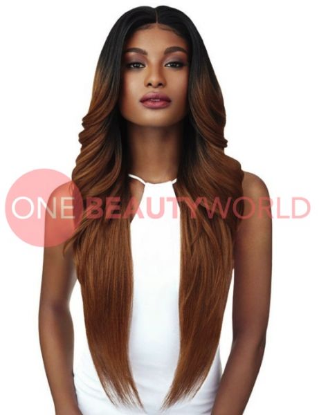 Kendall Outre Swiss U Vixen Double U Part Lace Front Wig 