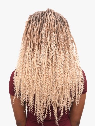 Water Knotless Passion Locs 18 inches Realistic Beauty Element Crochet Braid- Bijoux