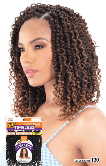 4X Boho Passion Twist Timeless Glance Braid Model Model