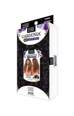 Peony Gardenia HD Lace Front Wig Model Model