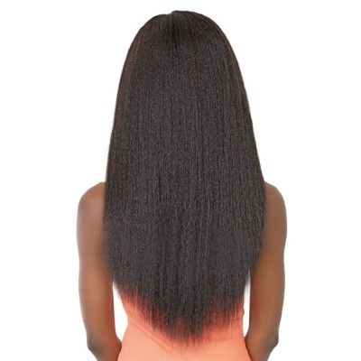 Perm Yaky 100 Natural Virgin Remy Human Hair Deep Part HD Lace Front Wig By Janet Collection