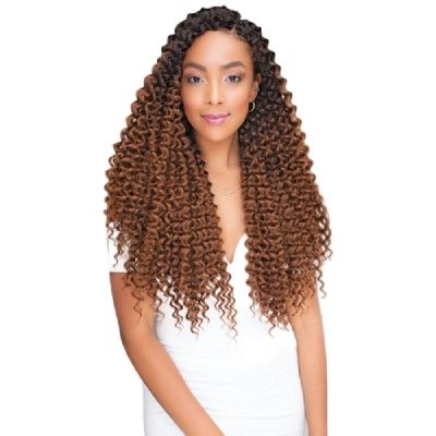 Peruvian Colombian Curl Braid 18 Inch Looped Crochet Braid By Janet Collection