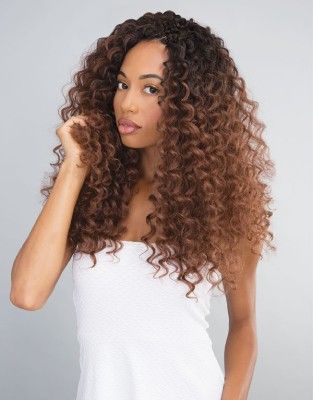 Peruvian Deep Wave Braid 18 Inch Looped Crochet Braid By Janet Collection