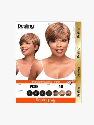 Pixie Destiny Premium Realistic Fiber Full Wig - Beauty Elements
