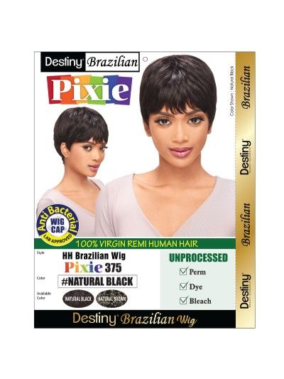PIXIE375 Brazilian Unprocessed Remi Human Hair Beauty Elements