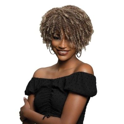 Ples Premium Synthetic Natural Afro Wig By Janet Collection